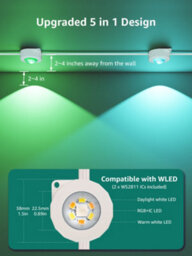 Lepro E1 Ai Permanent Outdoor Lights 30M, Smart Eaves Lights, Waterproof, Rgb & Warm To Cool White, Works With Alexa, No Remote - thumbnail 5