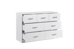 Swish Furniture Paddington 7 Drawer Chest Of Drawers Bedroom Furniture Storage Organisation Dresser - thumbnail 4