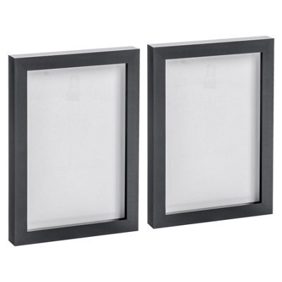 "Nicola Spring Photo Frames - A5 (6"" X 8"") - Black - Pack Of 2" - image 1