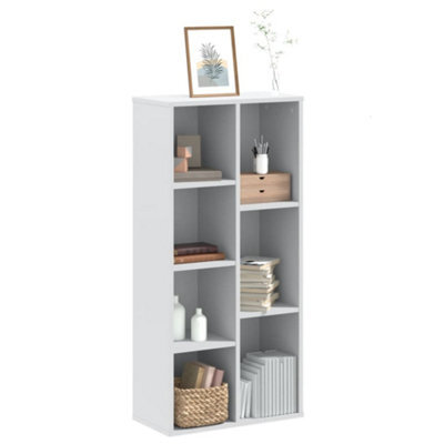 Berkfield Bookcase White 50X25X105 Cm Engineered Wood - image 1