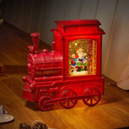 Samuel Alexander 17Cm Battery Operated Light Up Snowswirl All Aboard Christmas Decoration With Leds - thumbnail 1
