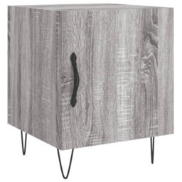 Berkfield Bedside Cabinet Grey Sonoma 40X40X50 Cm Engineered Wood - thumbnail 2