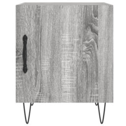 Berkfield Bedside Cabinet Grey Sonoma 40X40X50 Cm Engineered Wood - thumbnail 6