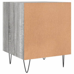 Berkfield Bedside Cabinet Grey Sonoma 40X40X50 Cm Engineered Wood - thumbnail 8