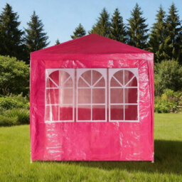 Ohs Garden Gazebo Outdoor Party Tent Canopy Pe Awning Marquee Waterproof, Hot Pink - Small