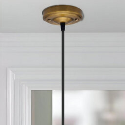 Antique Metal Ceiling Rose Light Fitting 108mm Round Canopy Plate With Accessories For Pendant Lights Chandeliers And Hanging Lamp - thumbnail 6
