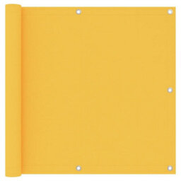 Berkfield Balcony Screen Yellow 90X400 Cm Oxford Fabric - thumbnail 1