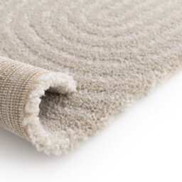 Melrose Solero Decorative Arc Lines Natural Large Indoor Area Rug 160/230Cm - thumbnail 3