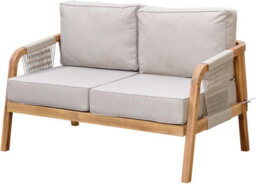 Garden Gear Acacia Aspen 4 Person Luxury Lounge Set Outdoor Garden Furniture Sofa Armchairs Coffee Table Deep Cushions - thumbnail 4
