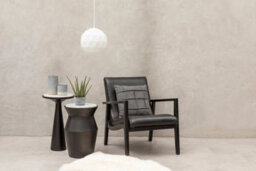 Orsina White Pendant Light, Geometric Metal Shade With Slotted Design, Durable Steel Hanging Lamp - thumbnail 3