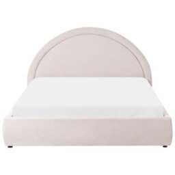 Beliani Ottoman Bed Fabric Mouzon 160 X 200 Cm (Eu King Size) Light Beige - thumbnail 6