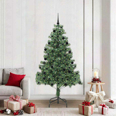Vidaxl Christmas Tree With 300 Leds With Stand Green 210 Cm Pvc - image 1