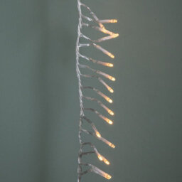 Samuel Alexander 9.3M 720 Led Christmas Cluster String Lights With Timer In Vintage Gold On Clear Cable - thumbnail 4