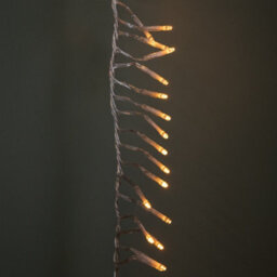 Samuel Alexander 9.3M 720 Led Christmas Cluster String Lights With Timer In Vintage Gold On Clear Cable - thumbnail 7