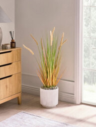 Beliani Artificial Plant Bristlegrass 90 Cm Green - thumbnail 2