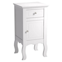 Tall Bedside Table Drawer Cabinet Small Side End Table Nightstand Storage Desks - thumbnail 5
