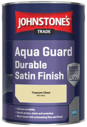Johnstone's Trade Wood & Metal Aqua Guard Durable Satin Paint Treasure Chest (Ppg1108-3) 1L - thumbnail 2
