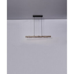 Luminosa Lighting Luminosa Felicitas 100Cm Bar Pendant Ceiling Light Matt Black Led 3000K - thumbnail 7