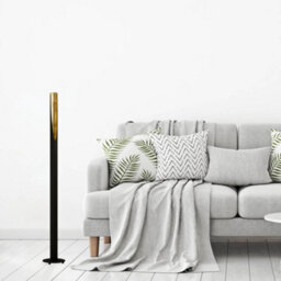 Eglo Barbotto Black Steel/gold Floor Lamp