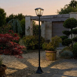 Whitehall Tear Drop Solar Lamp Post Light - thumbnail 1