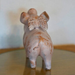 Flying Pig Resin Statue Farmyard Piglet Home Outdoor Ornament Decoration Piggy - thumbnail 5