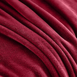 Bedlooms Burgundy Blanket, Reversible & Lightweight Couch & Bed Throw Blanket, Super King 230X270Cm - thumbnail 2
