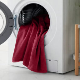 Bedlooms Burgundy Blanket, Reversible & Lightweight Couch & Bed Throw Blanket, Super King 230X270Cm - thumbnail 7