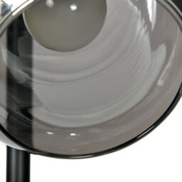 Homcom Modern Floor Lamp With Glass Global Shade, 3 Light, For Living Room - thumbnail 8