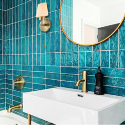 Happy Homewares Modern Antique Brass And Opal Glass Ip44 Rated Bathroom Wall Lighting Fixture - thumbnail 7
