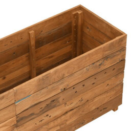 Berkfield Durable Raised Bed 150X40X55 Cm Recycled Teak And Steel - thumbnail 5