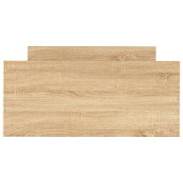 Berkfield Bed Frame Sonoma Oak 100X200 Cm Engineered Wood - thumbnail 4