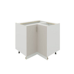 Jd Greta Adjustable Legs Kitchen Base Corner Unit 900mm Cabinet With Doors 90Cm - Cashmere Matt - thumbnail 1