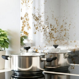 DIY Splashbacks Rusted Iron Antique Mirror Splashback 60Cm X 60Cm (Toughened Glass) - thumbnail 2