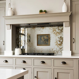 DIY Splashbacks Rusted Iron Antique Mirror Splashback 60Cm X 60Cm (Toughened Glass) - thumbnail 4