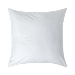 Homescapes White Continental Egyptian Cotton Pillowcase 200 Tc, 80 X 80 Cm