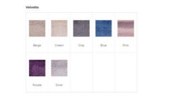 Comfy Deluxe 5Ft Blue Velvetto Cube Fabric Buttons Floorstanding 54Inch Headboard - thumbnail 2