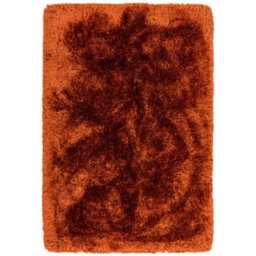 Orange Easy To Clean Plain Handmade , Luxurious , Modern , Plain , Shaggy , Sparkle Rug For Living Room, Bedroom - 200Cm X 300Cm - thumbnail 5