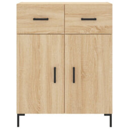 Berkfield Modern Sideboard Sonoma Oak 69.5X34X90 Cm Engineered Wood - thumbnail 6