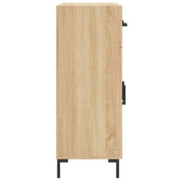 Berkfield Modern Sideboard Sonoma Oak 69.5X34X90 Cm Engineered Wood - thumbnail 7