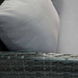 Thalia Polywood Top - Rattan Corner Sofa Set  & Moon  Outdoor Rug - thumbnail 3