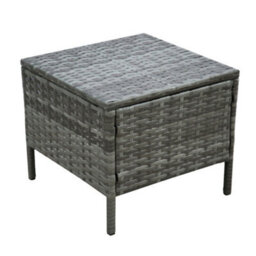 Thalia Polywood Top - Rattan Corner Sofa Set  & Moon  Outdoor Rug - thumbnail 8