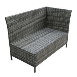 Thalia Polywood Top - Rattan Corner Sofa Set  & Moon  Outdoor Rug - thumbnail 6