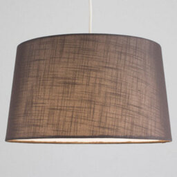 Valuelights Doretta Modern Tapered Grey Faux Linen Ceiling Table Lamp Light Shade (D)40Cm - thumbnail 2