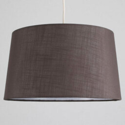 Valuelights Doretta Modern Tapered Grey Faux Linen Ceiling Table Lamp Light Shade (D)40Cm - thumbnail 4