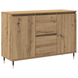Berkfield Sideboard With Doors & Drawers Artisan Oak 101,5X35X70 Cm - thumbnail 2