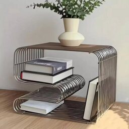 Metal Wire Side Table Magazine Holder - thumbnail 6