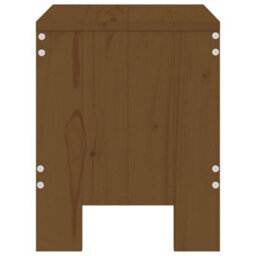 Berkfield Garden Stools 2 Pcs Honey Brown 40X36X45 Cm Solid Wood Pine - thumbnail 5