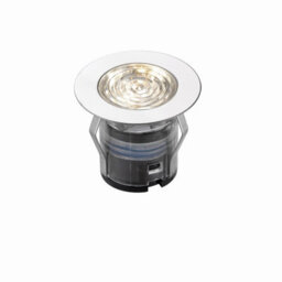 Luminosa Lighting Luminosa Ikonpro Cct 3000K/4000K 25mm Ip67 0.75W Outdoor Recessed Ground Light Polished Stainless Steel - thumbnail 5