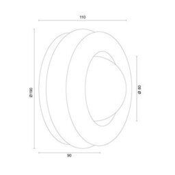 Luminosa Lighting Luminosa Tevo Wall Lamp Cobalt, Opal Matte G9 - thumbnail 8