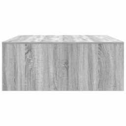 Berkfield Coffee Table With Drawers Grey Sonoma 100X100X40 Cm - thumbnail 7